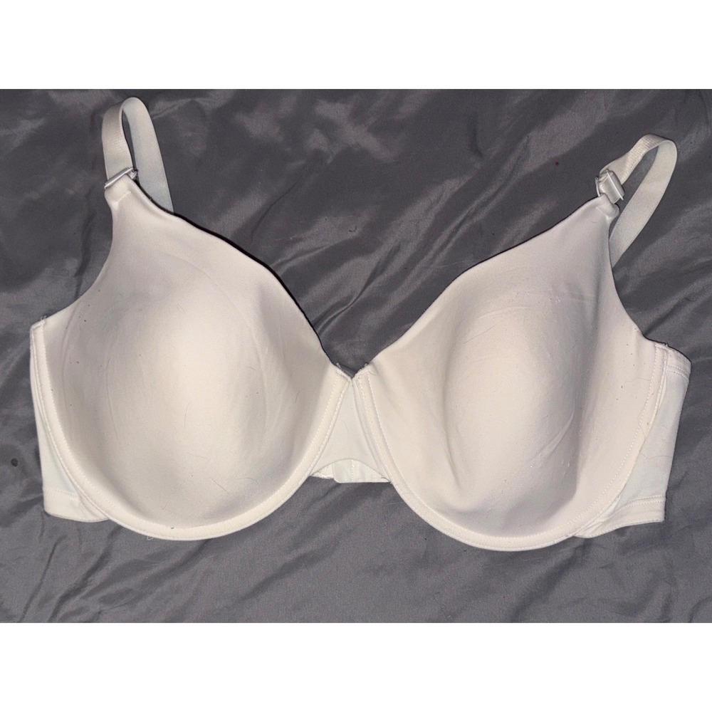 Ambrielle White Full Figure Lightly Lined Underwire T-shirt Bra, 42DD